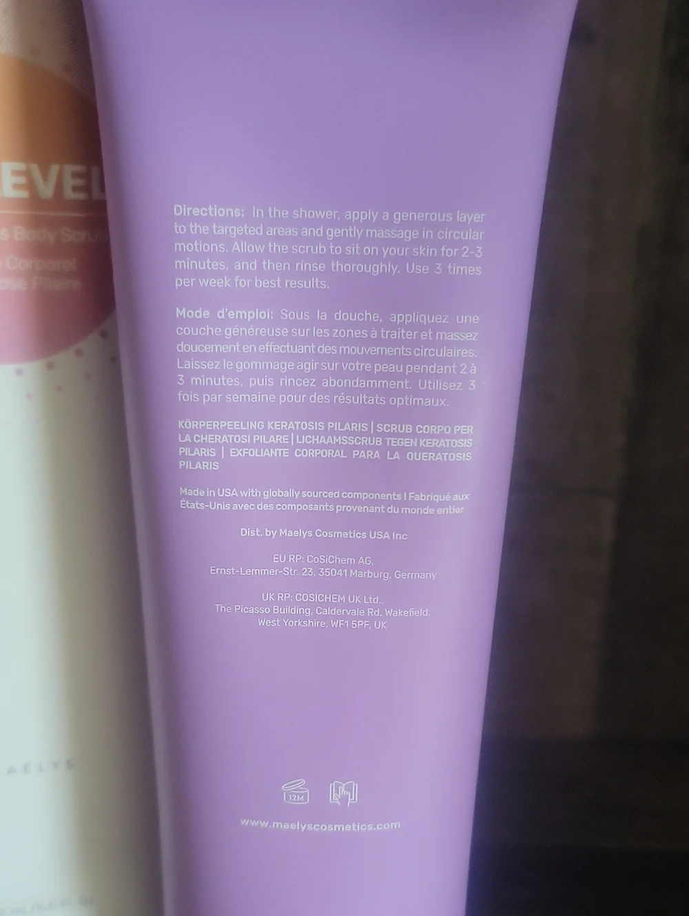 MAËLYS GET-LEVEL Keratosis Pilaris Body Scrub